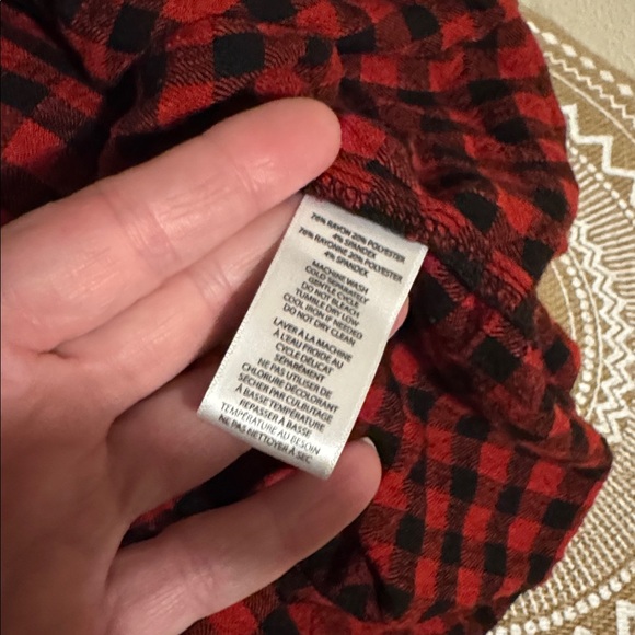 EUC Beachlunchlounge Red and Black Checkered Shirt - Picture 10 of 11